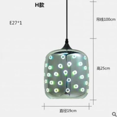 3D Glass Fireworks Pendant Lamps - Hans Lumiere