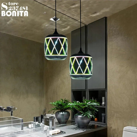 3D Glass Fireworks Pendant Lamps - Hans Lumiere
