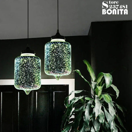 3D Glass Fireworks Pendant Lamps - Hans Lumiere