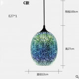 3D Glass Fireworks Pendant Lamps - Hans Lumiere