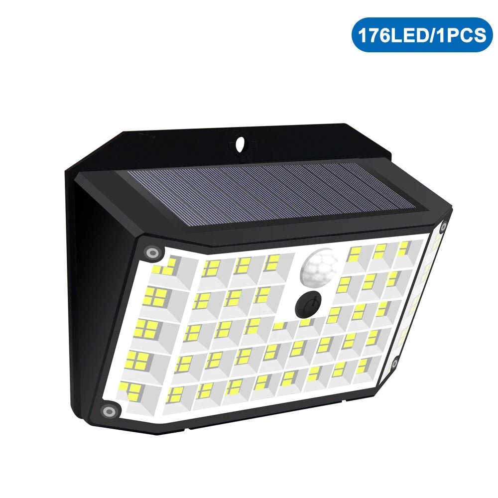 432 LED Outdoor Solar Light Motion Sensor 3 Modes Lighting - Hans Lumiere