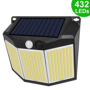 432 LED Outdoor Solar Light Motion Sensor 3 Modes Lighting - Hans Lumiere