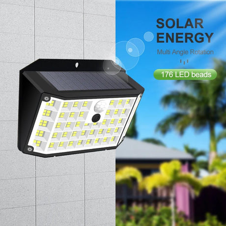 432 LED Outdoor Solar Light Motion Sensor 3 Modes Lighting - Hans Lumiere