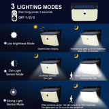 432 LED Outdoor Solar Light Motion Sensor 3 Modes Lighting - Hans Lumiere