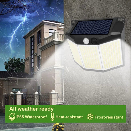 432 LED Outdoor Solar Light Motion Sensor 3 Modes Lighting - Hans Lumiere