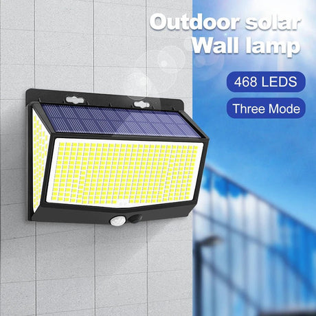 432 LED Outdoor Solar Light Motion Sensor 3 Modes Lighting - Hans Lumiere