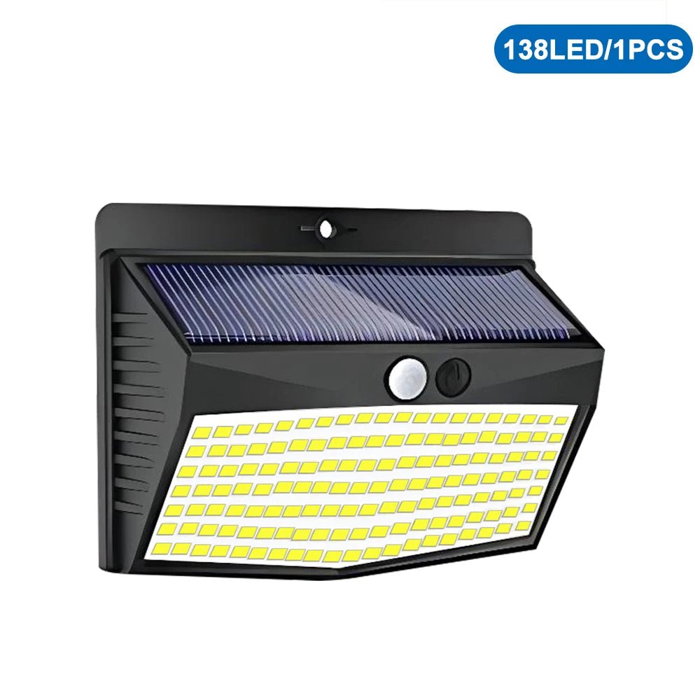 432 LED Outdoor Solar Light Motion Sensor 3 Modes Lighting - Hans Lumiere