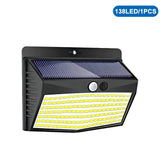 432 LED Outdoor Solar Light Motion Sensor 3 Modes Lighting - Hans Lumiere