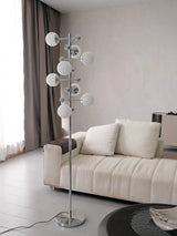 5 Light LED Globe Tall Pole Tree Standing Lamp - Hans Lumiere