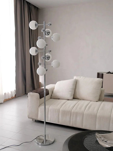 5 Light LED Globe Tall Pole Tree Standing Lamp - Hans Lumiere