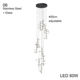 5 Light LED Globe Tall Pole Tree Standing Lamp - Hans Lumiere