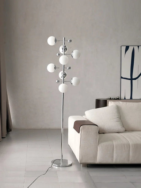 5 Light LED Globe Tall Pole Tree Standing Lamp - Hans Lumiere