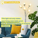 5 Light LED Globe Tall Pole Tree Standing Lamp - Hans Lumiere