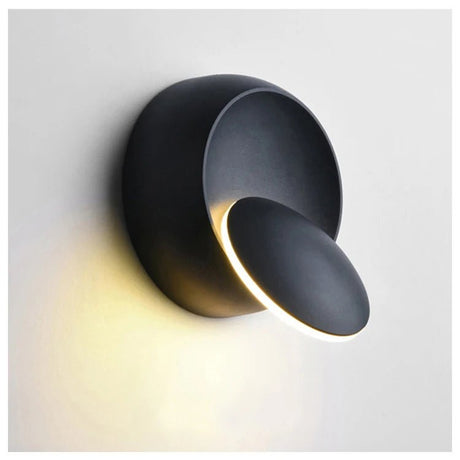 5W LED Aluminum Wall Sconce, 350° Rotatable for Living Room & Bedroom - Hans Lumiere