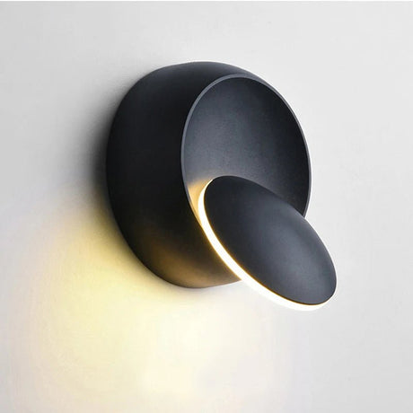 5W LED Aluminum Wall Sconce, 350° Rotatable for Living Room & Bedroom - Hans Lumiere