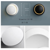 5W LED Aluminum Wall Sconce, 350° Rotatable for Living Room & Bedroom - Hans Lumiere