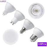 6W LED Spotlight Bulbs GU10 MR16 E27 E14, 24° or 120° Beam, 10 Pack - Hans Lumiere