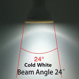 6W LED Spotlight Bulbs GU10 MR16 E27 E14, 24° or 120° Beam, 10 Pack - Hans Lumiere