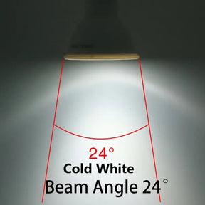 6W LED Spotlight Bulbs GU10 MR16 E27 E14, 24° or 120° Beam, 10 Pack - Hans Lumiere