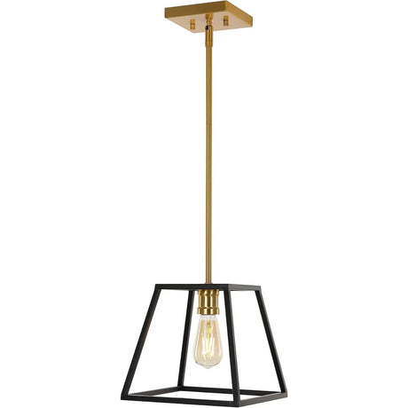 8 - Light Farmhouse Industrial Iron LED Pendant Light - Hans Lumiere