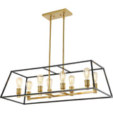 8 - Light Farmhouse Industrial Iron LED Pendant Light - Hans Lumiere