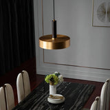 Modern Copper Pendant Light, Single-Head Rope Ceiling Lamp