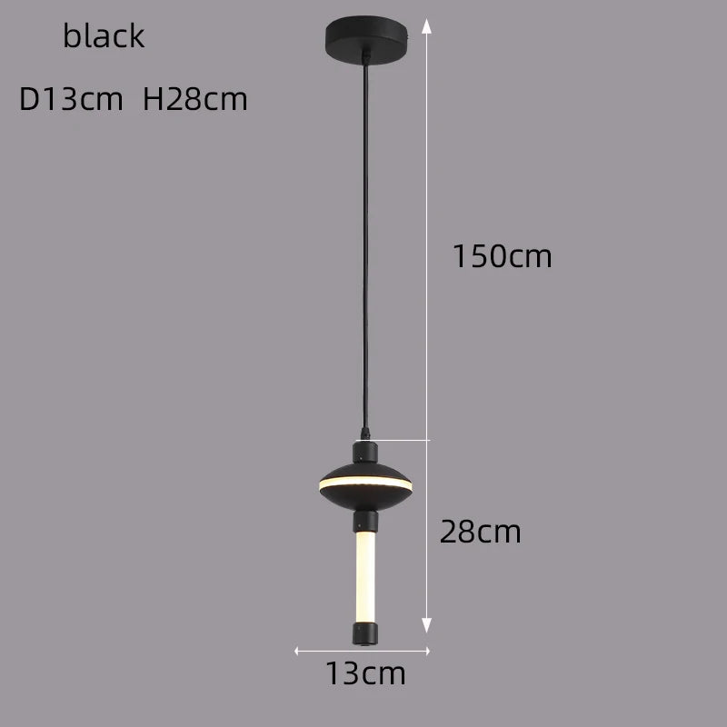 Nordic Acrylic Ring Pendant Chandelier