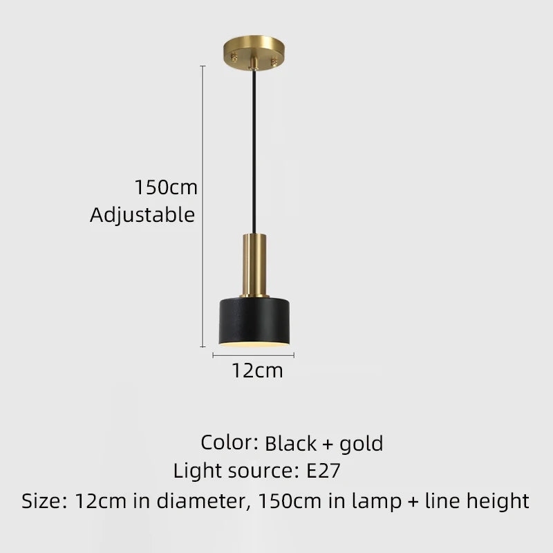 Nordic Modern Gold Chandelier Pendant Light
