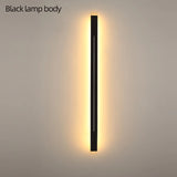 Contemporary Linear LED Wall Sconce - Tri-Color Decorative Wall Light for Bedroom and Living Room
