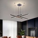 Nordic Modern Dimmable LED Ring Chandelier for Living Room