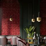 Modern Copper Pendant Light, Single-Head Rope Ceiling Lamp