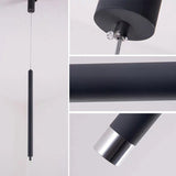 LED Cylinder Tube Pendant Light for Kitchen Island