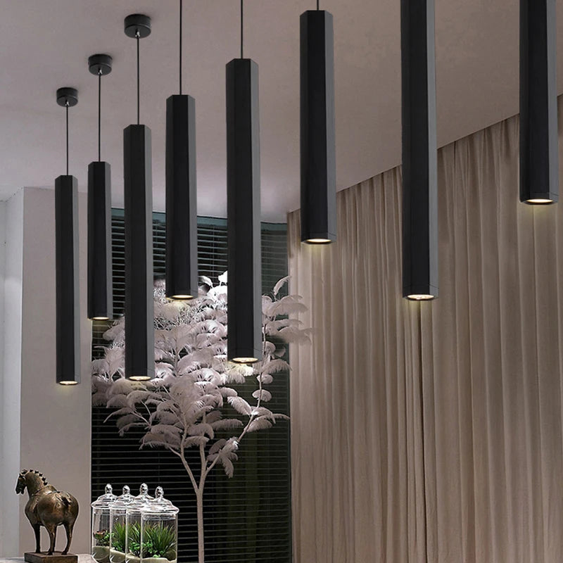 Industrial Aluminum Pendant Light for Bar and Dining Room