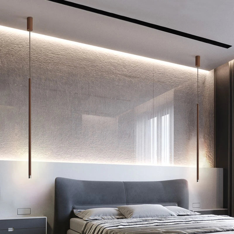 LED Cylinder Tube Pendant Light for Kitchen Island