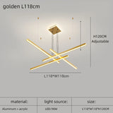Nordic Modern Dimmable LED Ring Chandelier for Living Room