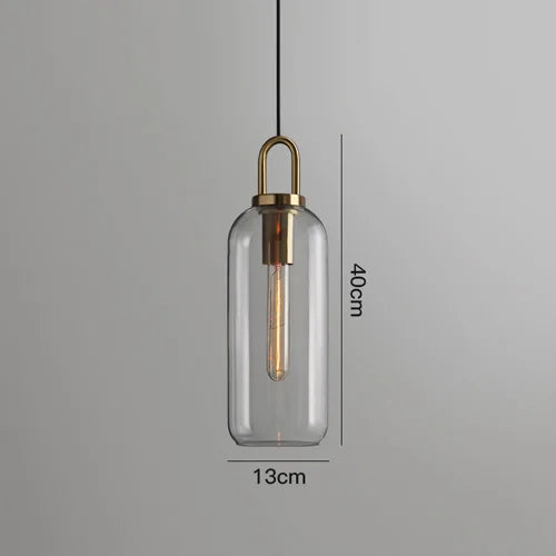Postmodern Glass Ball Pendant Light – Single Hanging Lamp for Bar & Bedside