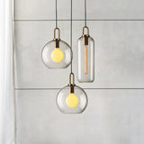 Postmodern Glass Ball Pendant Light – Single Hanging Lamp for Bar & Bedside