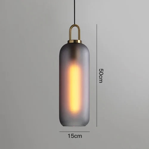 Postmodern Glass Ball Pendant Light – Single Hanging Lamp for Bar & Bedside