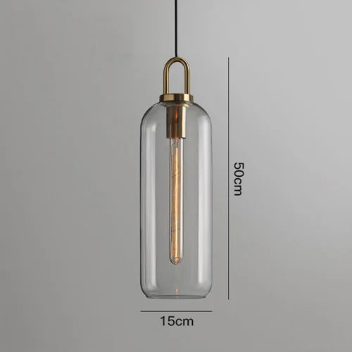 Postmodern Glass Ball Pendant Light – Single Hanging Lamp for Bar & Bedside