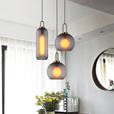 Postmodern Glass Ball Pendant Light – Single Hanging Lamp for Bar & Bedside