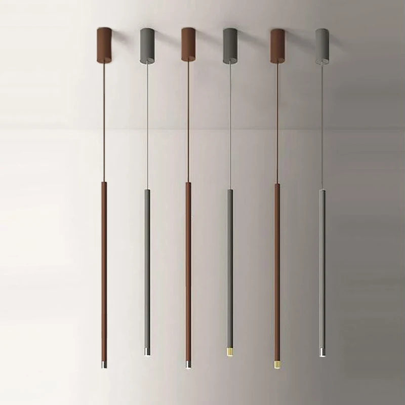 LED Cylinder Tube Pendant Light for Kitchen Island