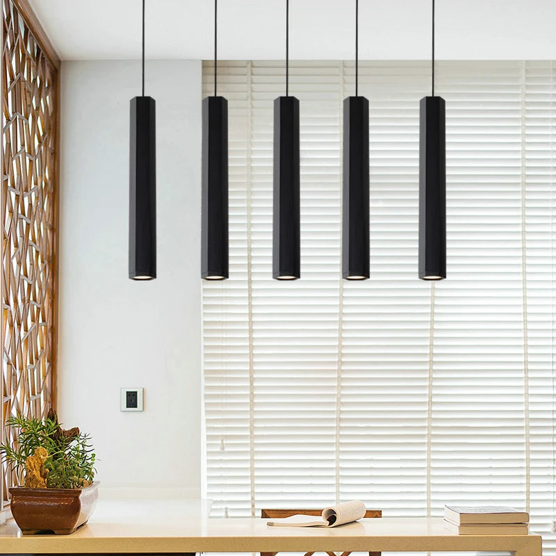 Industrial Aluminum Pendant Light for Bar and Dining Room