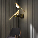Gilded Bird LED Wall Sconce with Touch Switch