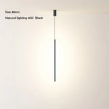 Nordic Minimalist LED Linear Pendant Light for Living Room and Bedroom