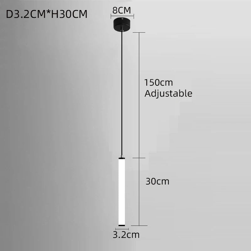 Ceramic Glass LED Pendant Light for Kitchen and Dining