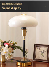 American Style Minimalist Dimmable Bedside Table Lamp