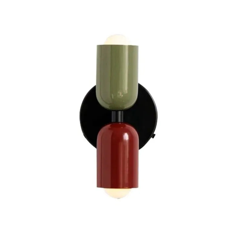 Nordic Macaron LED Wall Sconce for Bedroom & Hallway