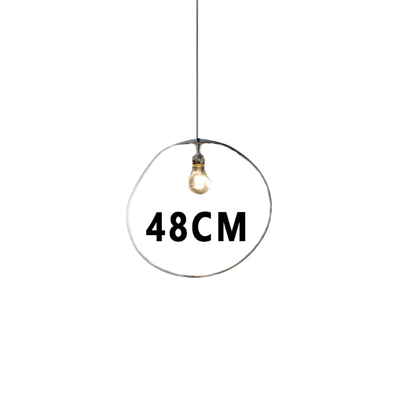 Nordic Lava Glass Multi-Color LED Cluster Pendant – Statement Chandelier