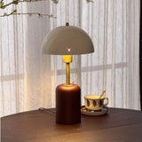 Retro Southeast Asian Solid Wood Table Lamp &mdash; Bedside Light