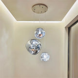 Nordic Lava Glass Multi-Color LED Cluster Pendant – Statement Chandelier